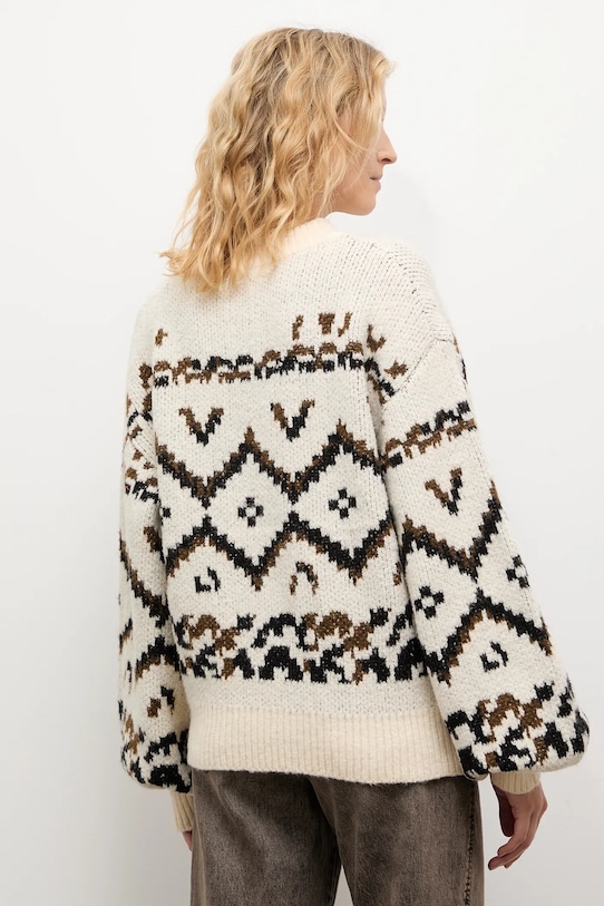 Odzież Answear.LAB sweter z wełną LU2523.fh beżowy