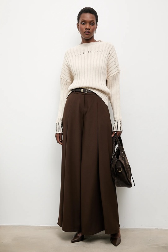 Answear.LAB sweter bawełniany PK.7600.tos beżowy WA25
