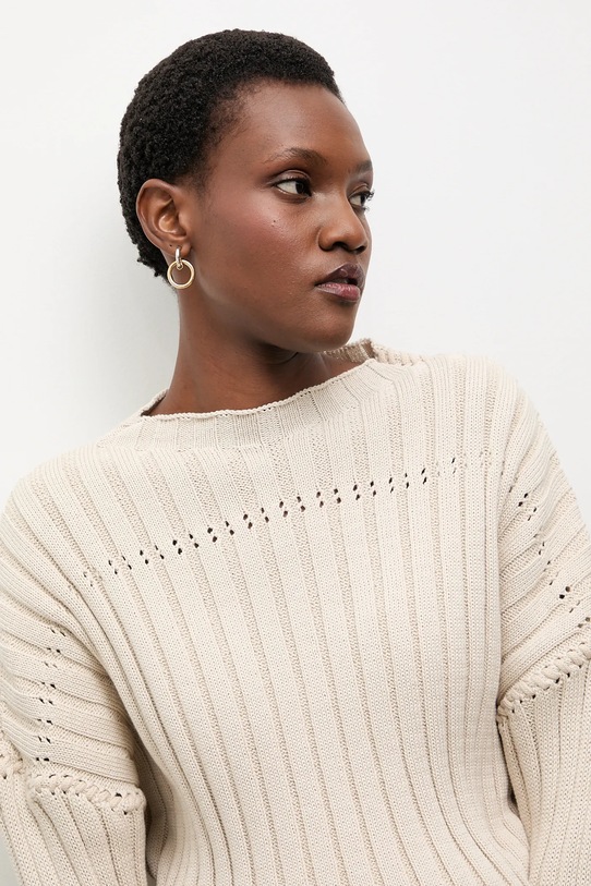 Answear.LAB sweter bawełniany beżowy PK.7600.tos