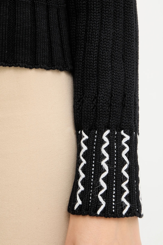 Answear.LAB sweter bawełniany czarny PK.7600.tos