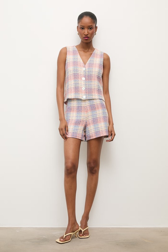 Answear.LAB szorty WA25-SZD000 różowy WA25