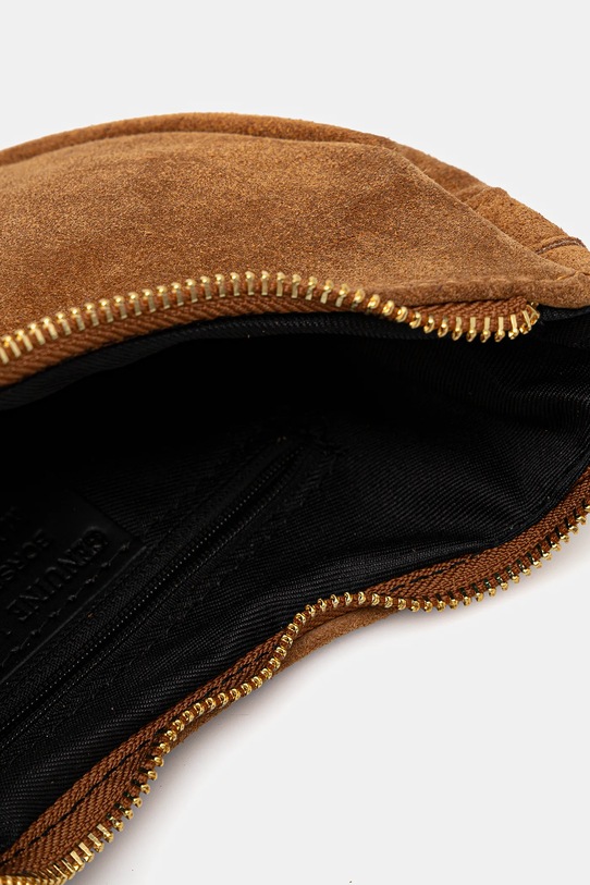 Answear Lab geanta de mana din piele intoarsa 475 maro