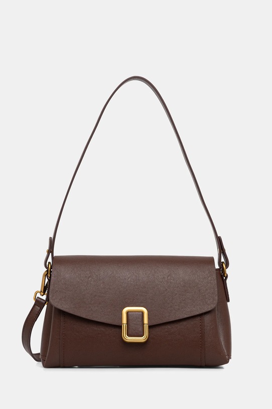 Kožená kabelka Answear.LAB usňová koža hnedá 633.cjk