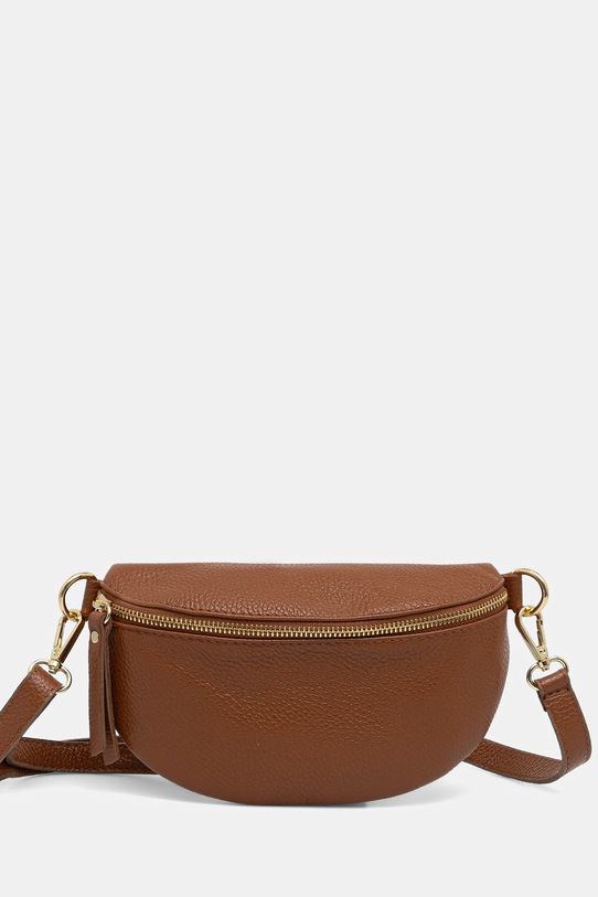 Answear Lab borseta de piele uni maro 565.hak