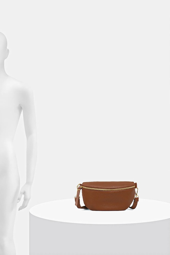 Answear Lab borseta de piele 565.hak maro