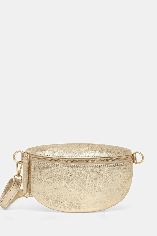 Answear.LAB ľadvinka dámska kožená zlatá 565.hak