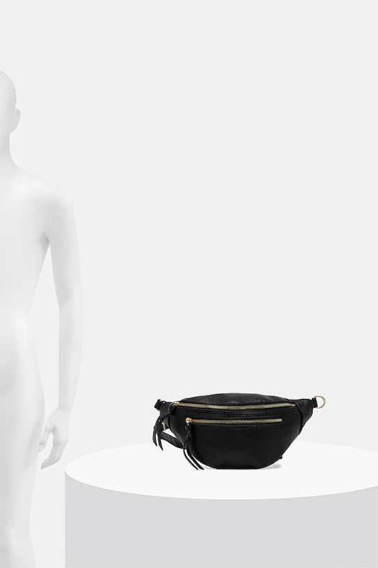 Answear Lab nerka skórzana 886.hak czarny