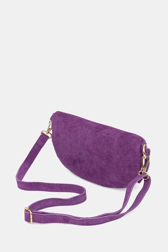 Doplnky Answear.LAB ľadvinka dámska semišová 683.hak fialová