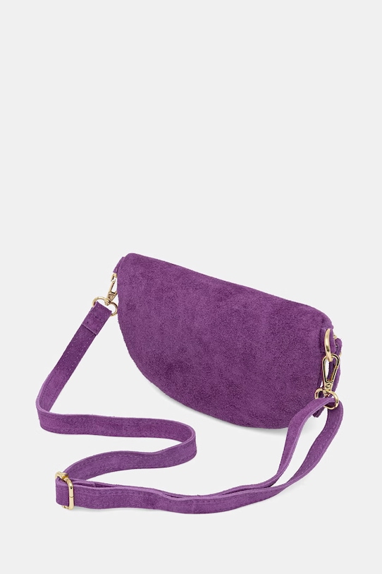Аксессуары Answear.LAB сумка на пояс для женщин замшевая 683.hak фиолетовой