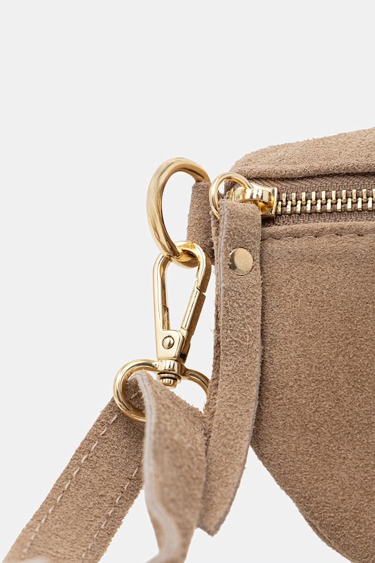 Answear.LAB Borsetă damă din piele întoarsă bej 683.hak