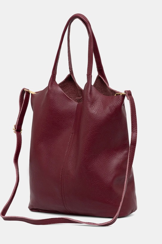 Akcesoria Answear.LAB torebka skórzana 916.hak czerwony