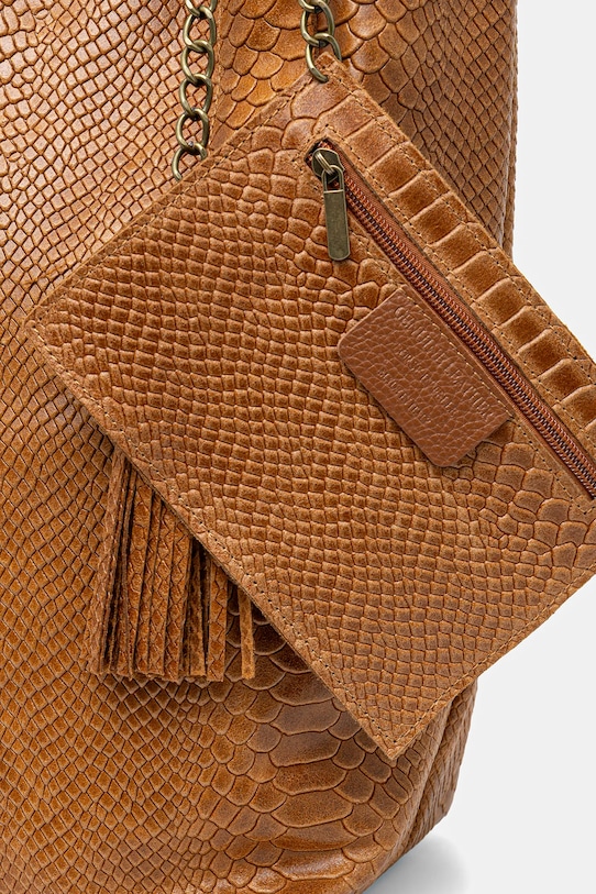 Answear Lab poseta de piele maro 579.hak