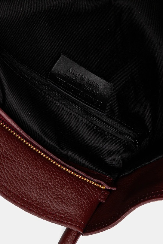 Answear.LAB poseta de piele 1250.hak burgundia