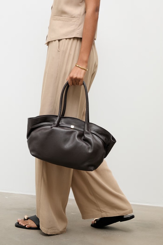 Answear.LAB poseta de piele uni maro WA25-TOD048