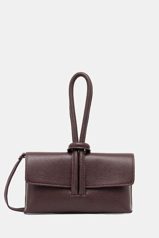 Answear.LAB kopertówka skórzana skóra licowa bordowy 864.hak