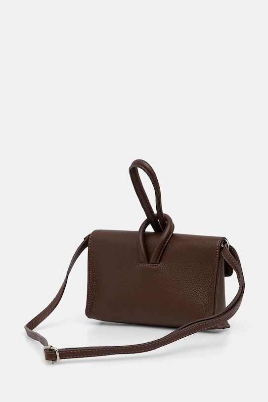 Akcesoria Answear.LAB kopertówka skórzana 864.hak brązowy