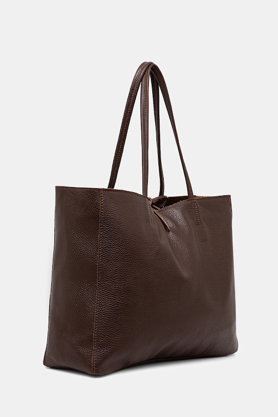 Answear Lab borsa a mano in pelle 755.hak marrone WA25