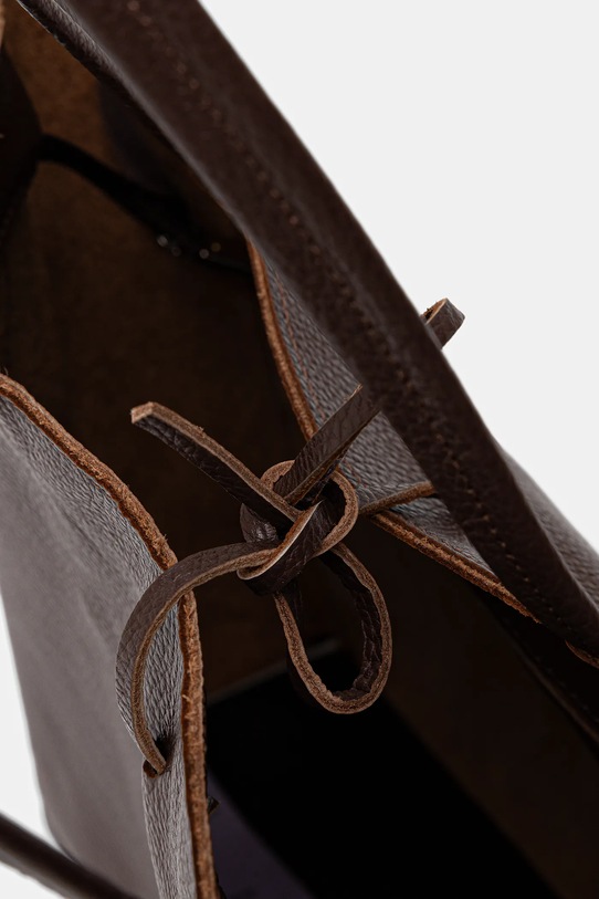 Answear Lab borsa a mano in pelle marrone 755.hak