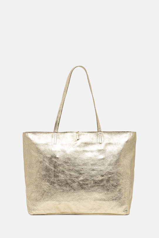 Answear.LAB torebka skórzana skóra licowa złoty 755.hak