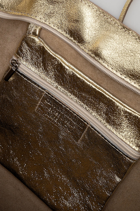 Answear.LAB torebka skórzana złoty 755.hak
