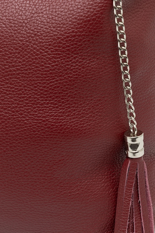 Kožna torba Answear Lab bordo 100400.hak