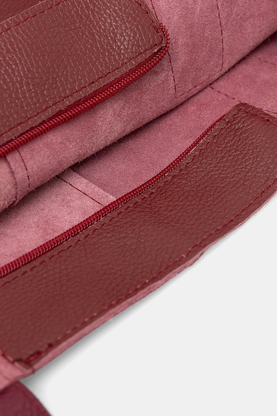 Kožna torba Answear Lab 100400.hak bordo