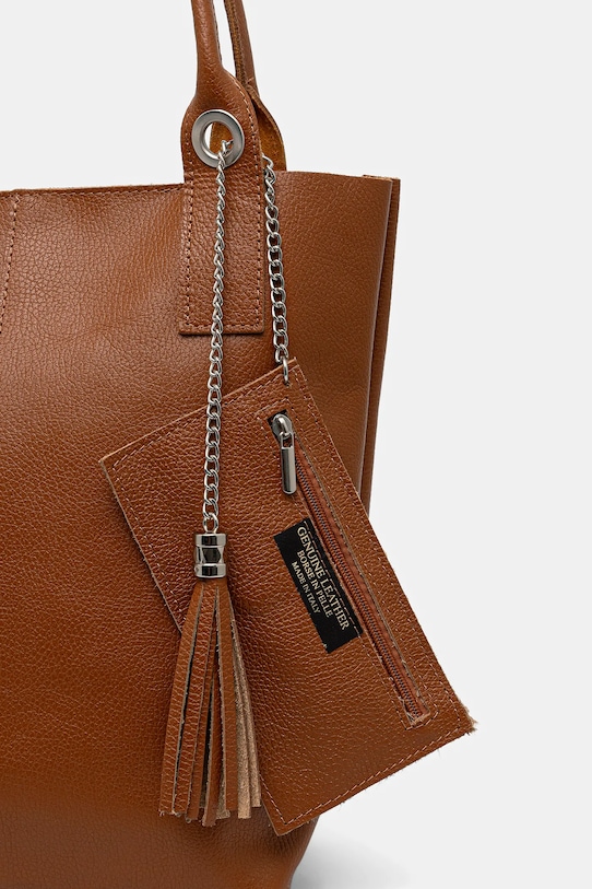 Кожаная сумочка Answear Lab коричневый 100400.hak