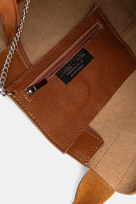 Кожаная сумочка Answear Lab 100400.hak коричневый