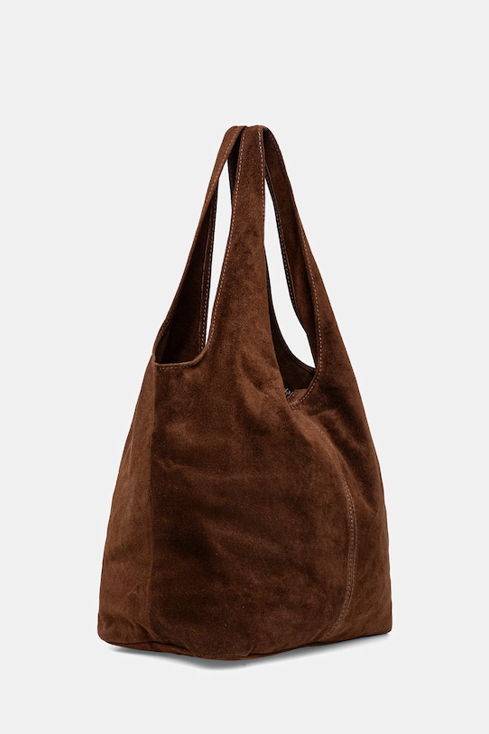 Semišová kabelka Answear.LAB 766.hak hnedá WS26
