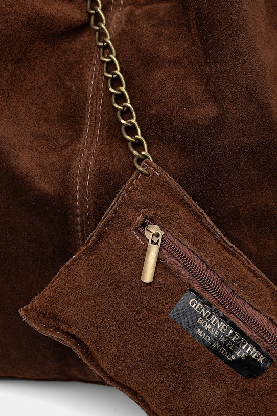 Semišová kabelka Answear.LAB hnedá 766.hak