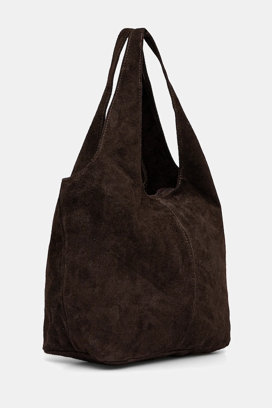 Answear.LAB torebka zamszowa 766.hak brązowy WA25