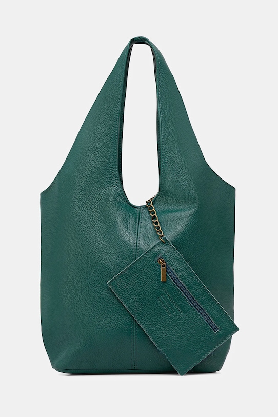 bőr táska nappa bőr zöld 766-2.hak