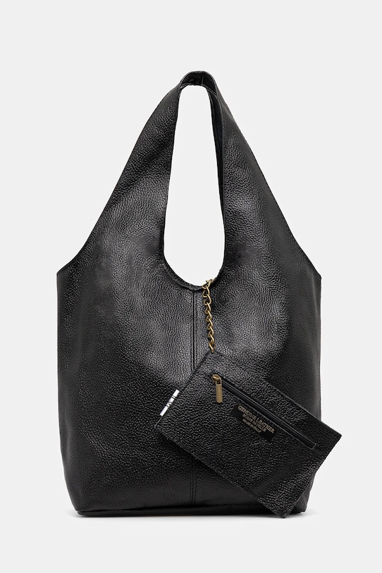 Кожаная сумочка Answear.LAB кожа чёрный 766-2.hak