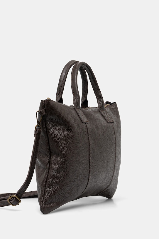 Answear.LAB torba na laptopa skórzana ANS07.hak brązowy WA25