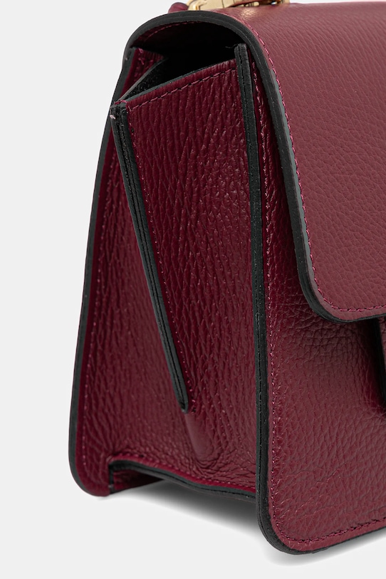 Answear.LAB torebka skórzana bordowy 1094.ios