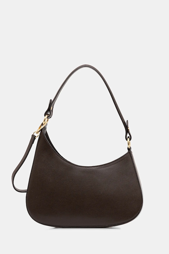 Kožená kabelka Answear.LAB usňová koža hnedá 1005.IOS