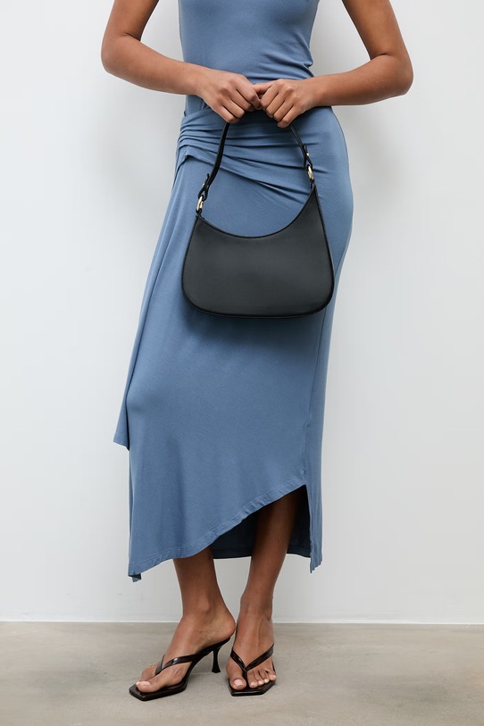 Kožená kabelka Answear.LAB přírodní kůže černá WA25-TOD086