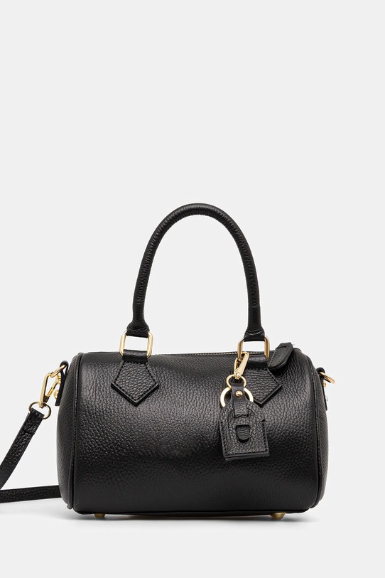 Answear.LAB torebka skórzana skóra licowa czarny 841.ILK