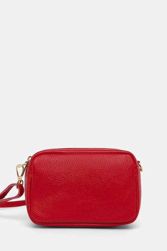 Answear.LAB torebka skórzana skóra licowa czerwony 497.hak