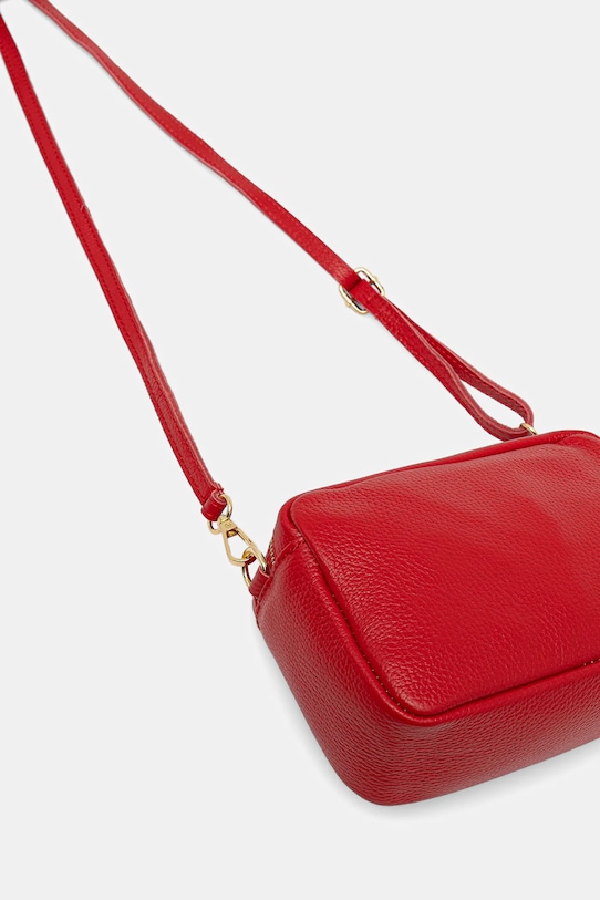 Akcesoria Answear.LAB torebka skórzana 497.hak czerwony