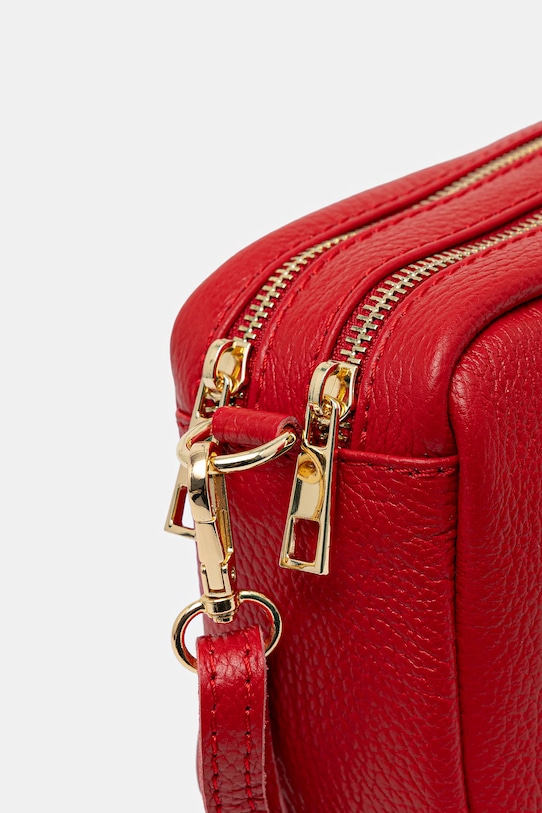 Answear.LAB torebka skórzana czerwony 497.hak