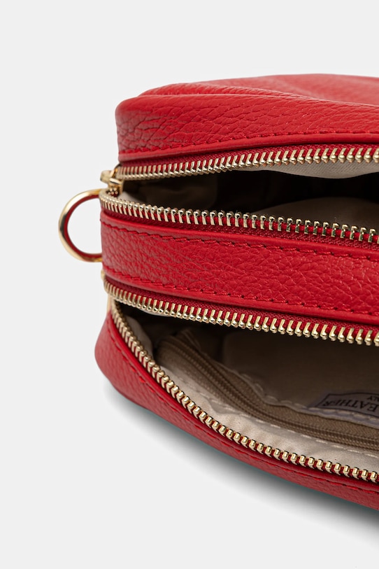 Answear.LAB torebka skórzana 497.hak czerwony