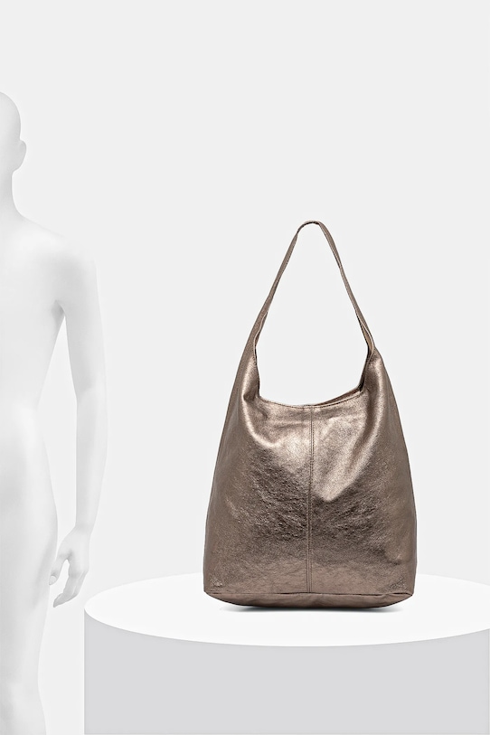 Answear.LAB poseta de piele 920.polysk.hak portocaliu