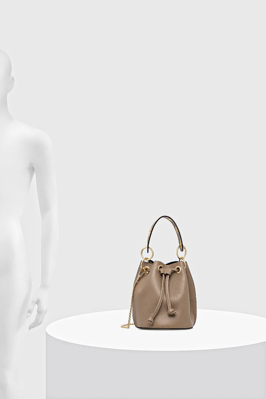 Answear.LAB torebka skórzana 926.hak brązowy