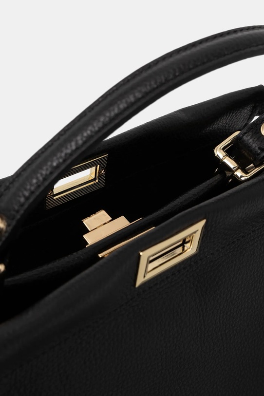 Answear.LAB torebka skórzana 952.hak czarny