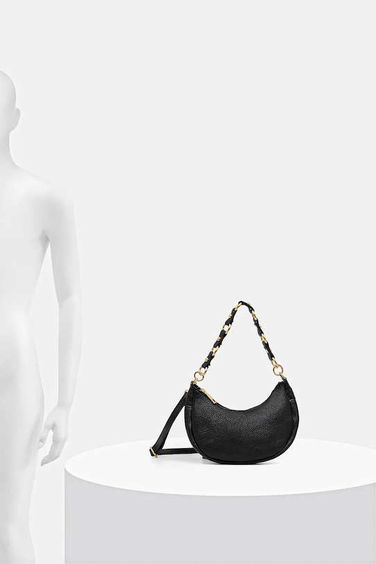 Answear.LAB torebka skórzana 1218.hak czarny