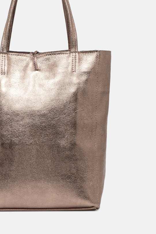 Accesorii Answear.LAB poseta de piele M075.polysk.hak maro