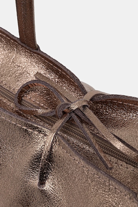 Answear.LAB poseta de piele maro M075.polysk.hak