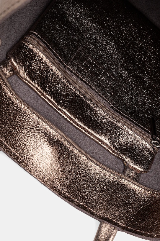 Answear.LAB poseta de piele M075.polysk.hak maro