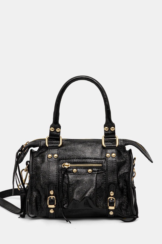 Δερμάτινη τσάντα Answear.LAB λείο δέρμα μαύρο MBP081BG1.hak